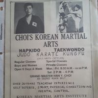 altes Plakat mit Choi